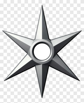 Silver Star Shape PNG