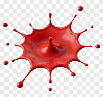 Red Paint Splash PNG