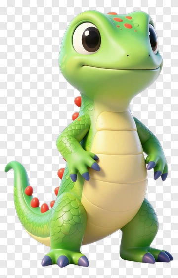 Cartoon Dinosaur Character PNG