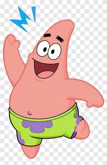 Cartoon Starfish Smiling And Waving PNG
