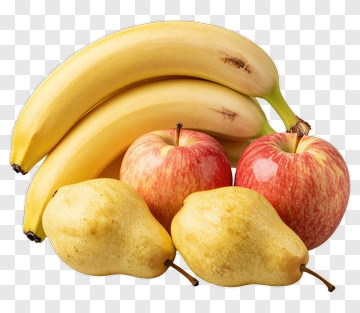 Basket Of Apples And Bananas PNG