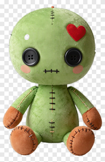 Cartoon Plush Zombie Doll PNG