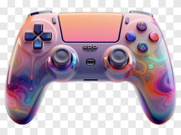 Colorful Gaming Controller PNG