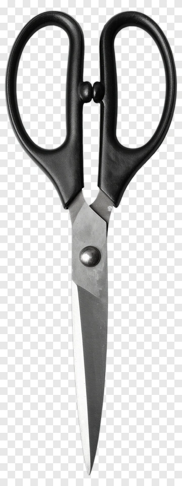 Scissors With Black Handles PNG