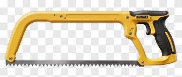 Dewalt Yellow Hacksaw PNG