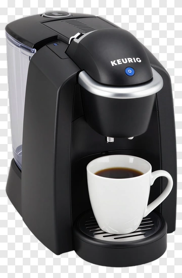 Keurig Coffee Maker With White Cup PNG