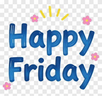Happy Friday Greeting PNG
