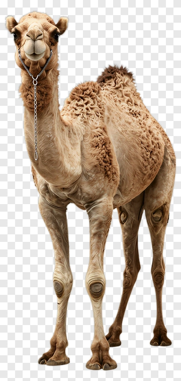 Realistic Camel Standing PNG