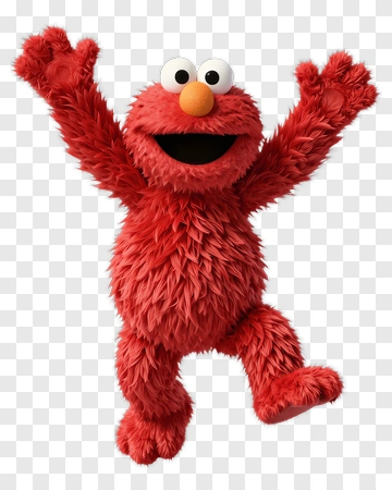 Elmo The Cartoon Character PNG