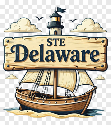 Sailing Ship With Delaware Sign PNG