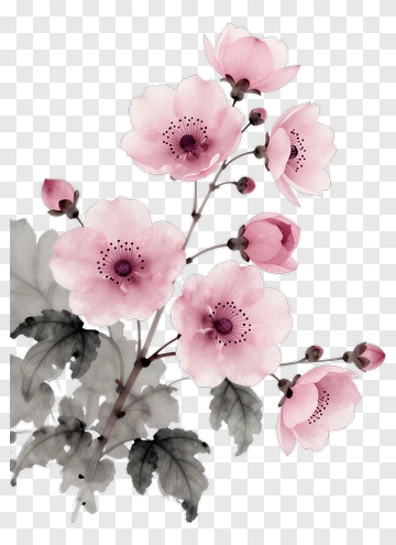 Pink Floral Arrangement PNG