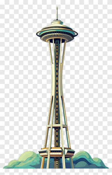 Space Needle In Seattle PNG