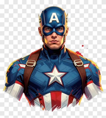 Comic Superhero Character PNG