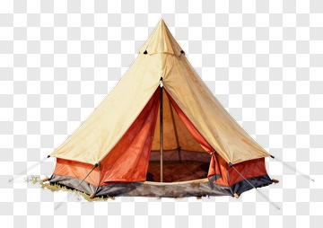 Canvas Camping Tent PNG