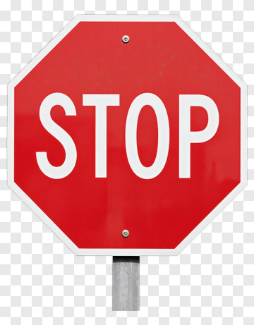 Red Stop Sign PNG