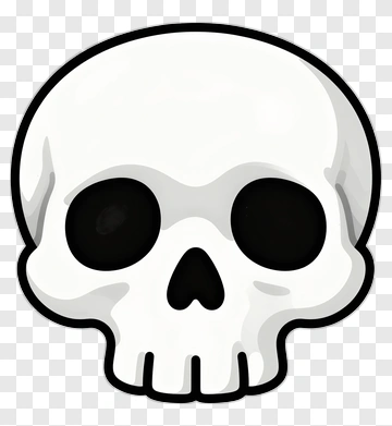 Cartoon Skull PNG