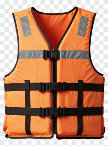 Orange Life Jacket PNG