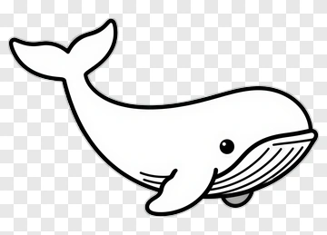 Cartoon Whale PNG