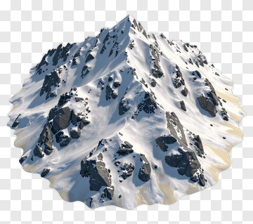 Snow-Capped Mountain Peak PNG