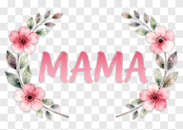 Floral Mama Design PNG
