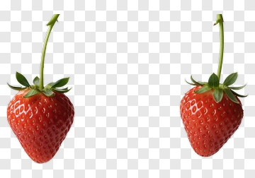Fresh Red Strawberries PNG