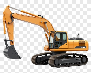 Excavator Construction Vehicle PNG