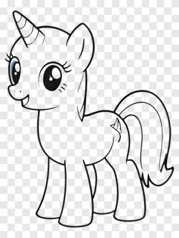 Cartoon Unicorn Character PNG
