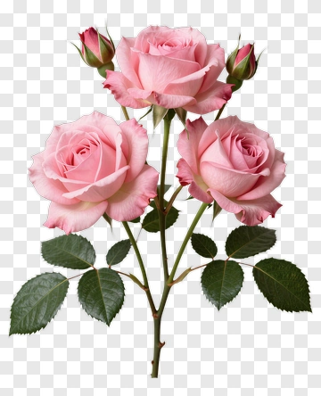 Pink Rose Bouquet PNG
