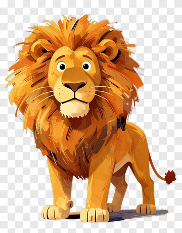 Cartoon Lion PNG