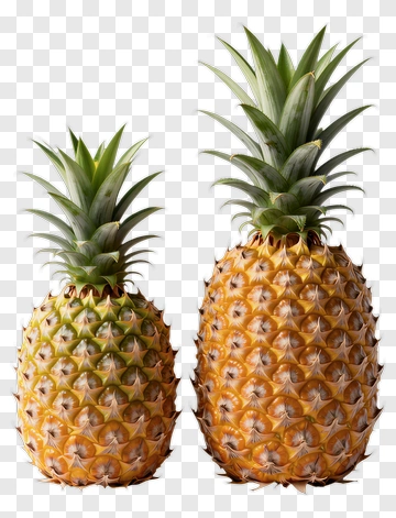 Pineapples On Transparent Background PNG