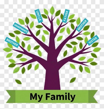 Family Tree Diagram Representing My Family PNG
