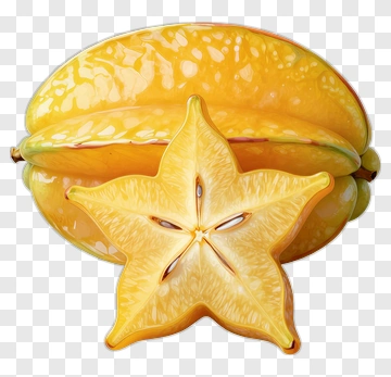 Starfruit And Whole Carambola PNG