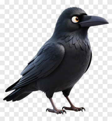 Cartoon Raven PNG
