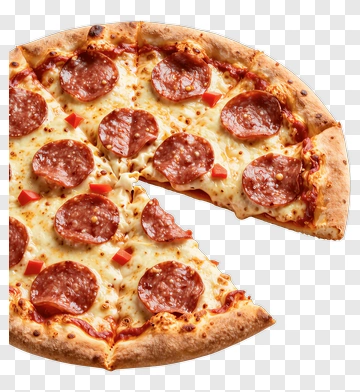 Pepperoni Pizza Slice PNG