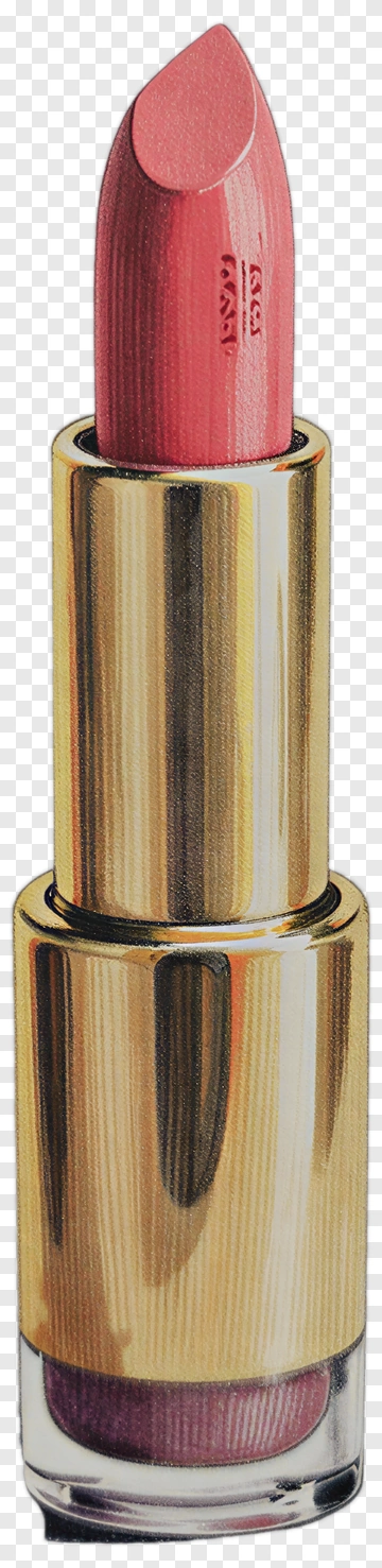 Lipstick In Gold Tube PNG