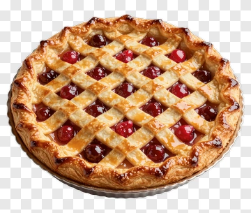 Cherry Pie With Lattice Crust PNG