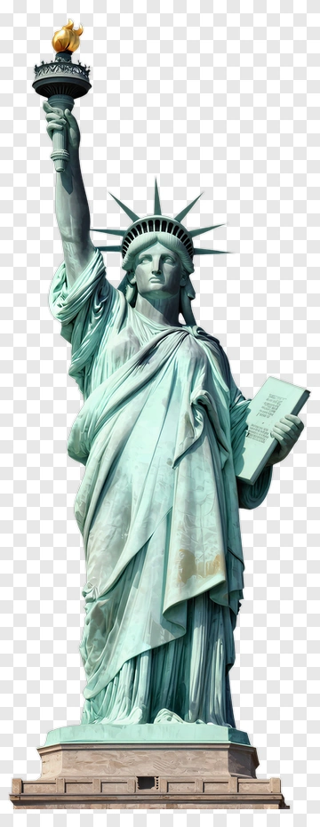 Statue Of Liberty Holding A Torch PNG