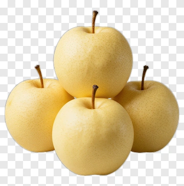 Yellow Apples Stack PNG