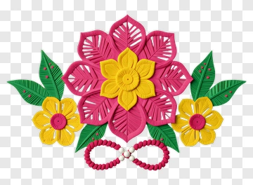 Colorful Floral Arrangement PNG