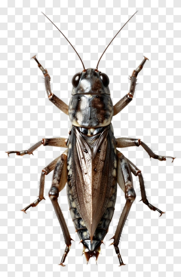 Close-Up Image Of A Cricket PNG