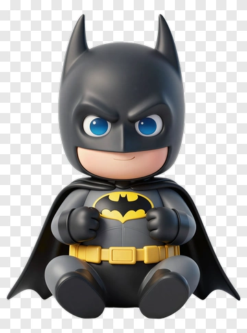 Cartoon Batman Character PNG