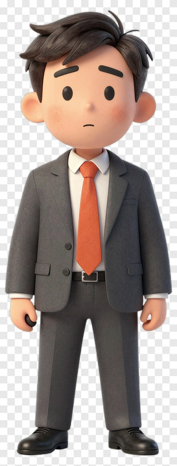 3D Businessman In A Suit PNG
