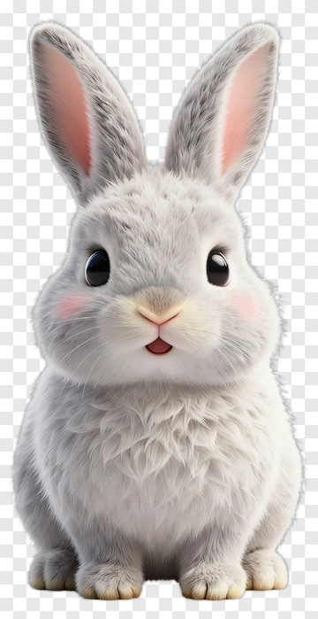 Cute Cartoon Rabbit PNG