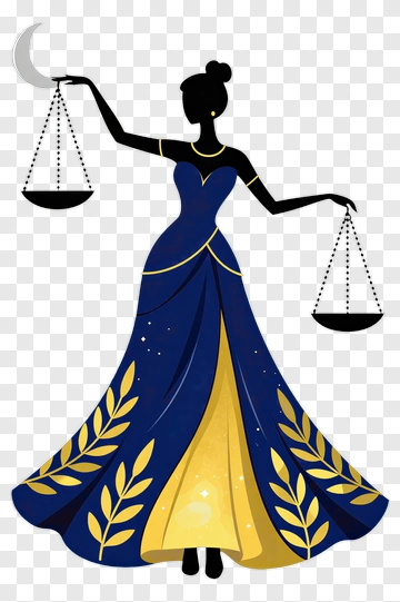 Lady Justice Holding Scales PNG
