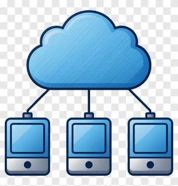Cloud Upload With Connected Devices PNG