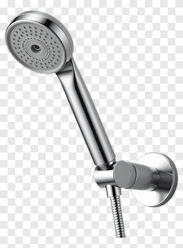 Shower Head With Wall Mount PNG