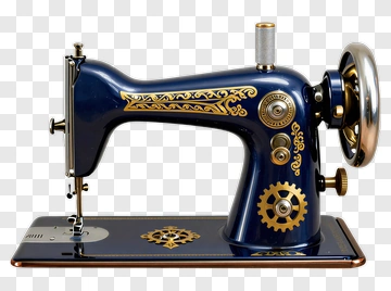 Vintage Sewing Machine PNG
