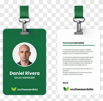 Id Badge For Sales Manager PNG