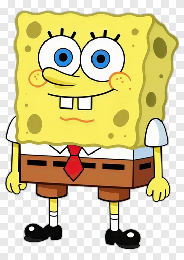 Cartoon Spongebob Squarepants Character PNG