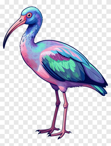 Colorful Bird With Vibrant Feathers PNG